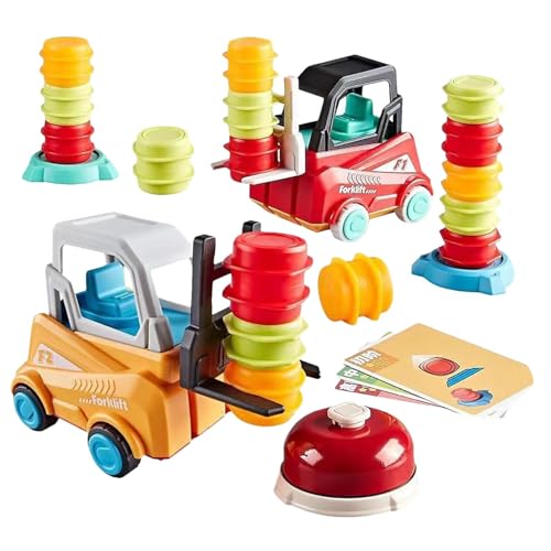 Ingenieur-Gabelstapler-Transportspiel – spannendes Lernspielzeug, sicheres und langlebiges Sortierspiel für Kinder, Gabelstapler-Spielzeug für Kinder, Kleinkinder-Technik-Spielset von Generic