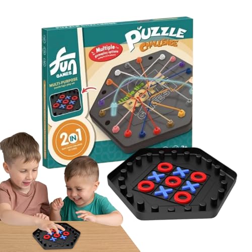 Intelligentes Knotenspiel – lustiges Gehirnknoten für Reisen mit Strategie und Tablett – Lernaktivitäten und strategische Lernaktivitäten für Kinder Intelligentes Knotenspiel – lustiges Gehirnknoten für Reisen mit Strategie und Tablett – Lernaktivitäten und strategische Lernaktivitäten für Kinder von Generic