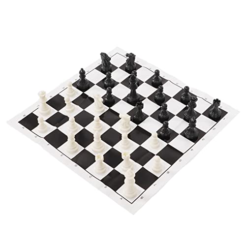 Internationales Standard -Schach -Set, Hervorragende Handwerkskunst. (Schwarz-Weiss) von Generic