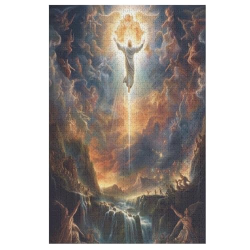 Jesus Christ - 1000 Teile Puzzle – - Hochauflösendes - Gelegenheitsspiel – 1000 Teile Holzpuzzle 1000 von Generic