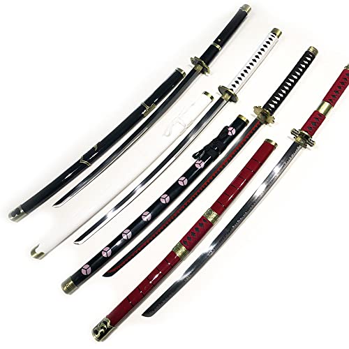 Katanas von Roronoa Zoro Metall 4er Pack Yontoryu für Anime Fans Cosplay Manga von Generic