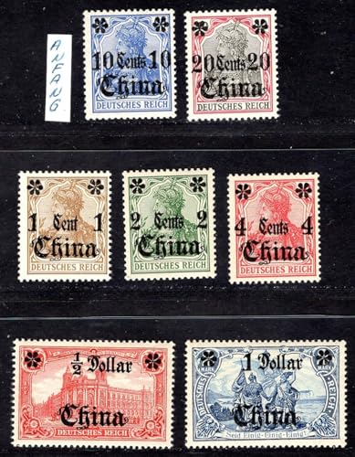 Kayser DEUTSCHE KOLONIEN China 1905 28-32,34-35 ** POSTFRISCH TADELLOS (Z5999 von Generic