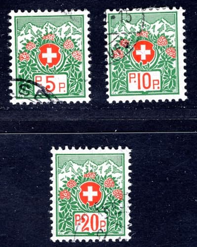 Kayser Schweiz PORTOFREIHEIT 1927 11-13II gestempelt Satz TADELLOS signiert WEID (Z5919 von Generic