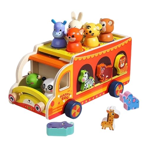 Kids Animal Circus Toys - Early Childhood Toys | Educational Shape Matching Game Car | Preschool Learning Activity Playset | Kids Animal Circus Toys For Kids, Children, Boys, Toddler von Generic