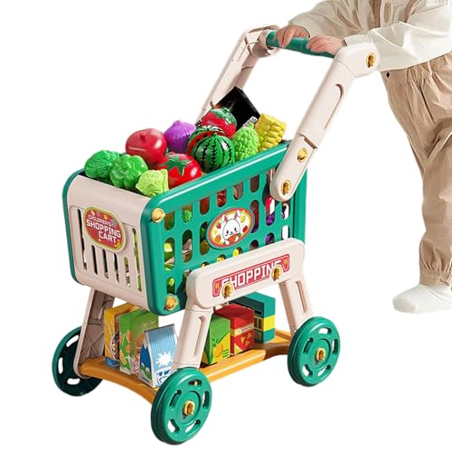 Kids Shopping Cart - Toy Corcery Cart, tat Play Accessoires | Bildungsküchenspielzeug mit falschem für , Mädchen, Kleinkinder, Geburtstagsfeier, Lernspiele, Familienspaß Indoor -Outdoor -A Kids Shopping Cart - Toy Corcery Cart, tat Play Accessoires | Bildungsküchenspielzeug mit falschem für , Mädchen, Kleinkinder, Geburtstagsfeier, Lernspiele, Familienspaß Indoor -Outdoor -A von Generic