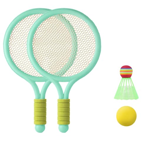 Kinder Badminton Kindergarten Outdoor Eltern Kind Interaktive Paar Indoor Und Outdoor Sport Tennis Zsh576 (Green, 40x20cm) von Generic