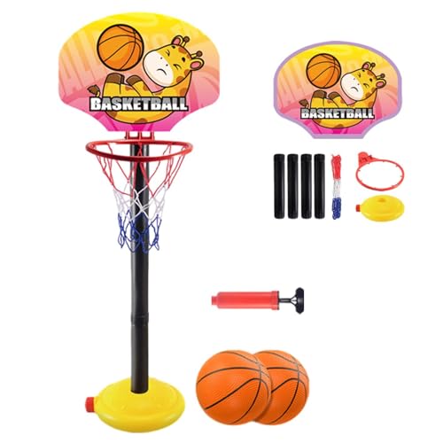 Kinder-Basketballtor – Basketballkorb-Spielzeug, Indoor-Basketballkorb für Kinder | Praktischer Basketballständer für draußen, Lernspielzeug für Keller, Garage, Kindergarten, Klassenzimmer, Aufenthalt von Generic