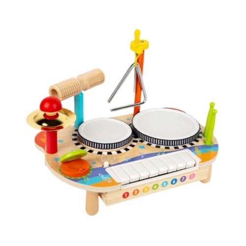 Kinder Drum Toys Set Multifunktionales Babymusik Spielzeug für Partybevorzugungen Jungen Mädchen von Generic