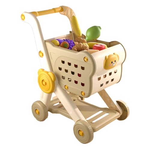 Kinder Einkaufswagen - Spielzeug Supermarktwagen Kinderwagen Set | Interaktives Lernspiel Mit Spielzeug Lebensmitteln Für Kleinkinder Vorschulaktivitäten Kinder Einkaufswagen - Spielzeug Supermarktwagen Kinderwagen Set | Interaktives Lernspiel Mit Spielzeug Lebensmitteln Für Kleinkinder Vorschulaktivitäten von Generic