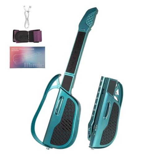 Kinder Gitarrenspielzeug - Fun Stringless Musical Instrument, langlebiger Plastik -Plastik -Gitarre | Faltbares Musikinstrument, EIN -Bildungsspielzeug, kreative Rollenspielaktivität für frü Kinder Gitarrenspielzeug - Fun Stringless Musical Instrument, langlebiger Plastik -Plastik -Gitarre | Faltbares Musikinstrument, EIN -Bildungsspielzeug, kreative Rollenspielaktivität für frü von Generic
