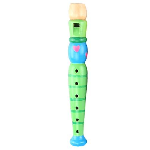 Kinderflöte - Cartoon Holzflöte Instrument, 6 Loch Musikspielzeug | Pädagogische musikalische Flöte für -Lernen, Kinder Unterhaltungsunterhaltung, Anfänger Frühes Musikpartygeschenk Home Kinderflöte - Cartoon Holzflöte Instrument, 6 Loch Musikspielzeug | Pädagogische musikalische Flöte für -Lernen, Kinder Unterhaltungsunterhaltung, Anfänger Frühes Musikpartygeschenk Home von Generic