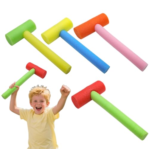 Kinderhammer | Hammer-Aktivitäten | Bunte Schlagzeug-Ausrüstung, 4-teilig, sicherer Schaumstoff, interaktiv, sensorisch, für , Mädchen, Krippe, Spielzimmer im Innenbereich Kinderhammer | Hammer-Aktivitäten | Bunte Schlagzeug-Ausrüstung, 4-teilig, sicherer Schaumstoff, interaktiv, sensorisch, für , Mädchen, Krippe, Spielzimmer im Innenbereich von Generic