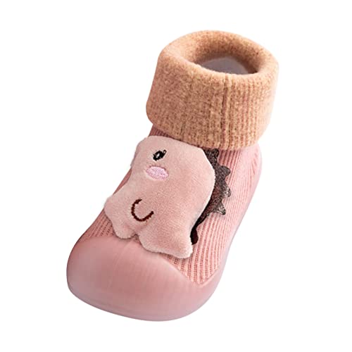 Kinderschuhe Burschen Sandalen Kleinkind Socken Sohle Gummi Baby Knit Slipper Jungen Kinder Patchwork Warme Schuhe Strumpf Weiche Babypflege Sneakers Trekking Wanderschuhe (2-2.5Years) von Generic