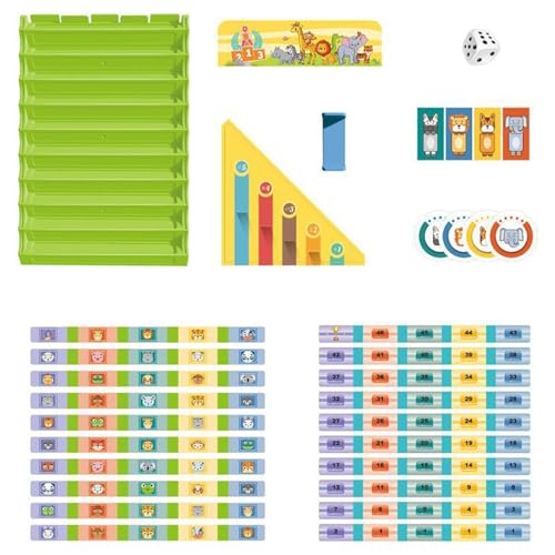 Kinderspiel Dame - Lernspiel Zahlen Brettspiel - Lernspielzeug Für Vorschule Familienfeiern Kindergarten Mädchen Klassenzimmer Kinderspiel Dame - Lernspiel Zahlen Brettspiel - Lernspielzeug Für Vorschule Familienfeiern Kindergarten Mädchen Klassenzimmer von Generic