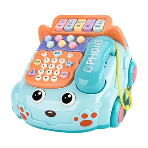 Kinderspielzeugtelefon - Babytelefonspielzeug, Cartoon-Design-Telefonspielzeug | Entwicklungssimulation, einfach zu bedienendes Puzzle, Früherziehung, Musik, Mobiltelefon, Kinder tun so, als ob sie ei von Generic