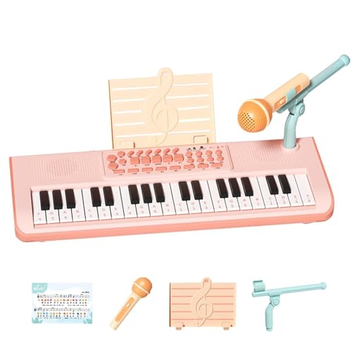 Kindertastatur - 37 Tasten Elektronisches Musikinstrument Piano - Vorschul-Lernspielzeug Tastatur, musikalisches Lernspielzeug, Geburtstagsgeschenke für und Mädchen von Generic