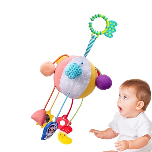 Kinderwagen-Hängespielzeug, Baby-Ziehspielzeug - Drehbares Zugschnur-Aktivitätsspielzeug, sensorisches Ziehspielzeug | Lustiges Kinderwagen-Spielzeug, Kinderbett-Hängespielzeug für Kinder im Alter von von Generic