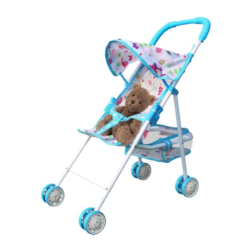 Kinderwagen für Puppen, Kinderwagen, Spielhaus-Spielzeug REGT Fantasie und an, gut aussehendes Design für Bär und Babydoll von Generic