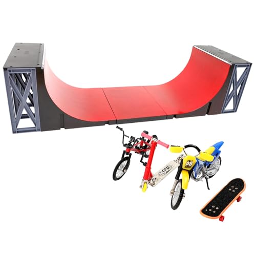 Kit für Finger-Skateboard | Skatepark-Kit - Sportspielzeug Kind Repartur Tech Tool Kit, Kinder Kinder Finger Skater von Generic