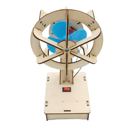 Kit für wissenschaftliche Experimente, Spielzeug zum Erstellen eines oszillierenden Ventilators für Kinder, Logik-Projekt mit Holzschaltungen, pädagogische Aktivität für Schulen und Lernen zu Hause Kit für wissenschaftliche Experimente, Spielzeug zum Erstellen eines oszillierenden Ventilators für Kinder, Logik-Projekt mit Holzschaltungen, pädagogische Aktivität für Schulen und Lernen zu Hause von Generic
