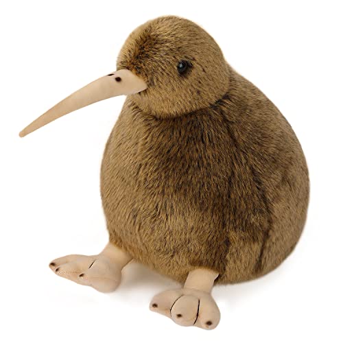 Kiwi-Vogel-Plüschtier, Kuscheltier, pelzige Kiwi-Plüschpuppe, weich, flauschig wie EIN echter Vogel, umarmt Spielzeug – Geschenk für jedes Alter und jeden Anlass, Einheitsgröße, al-01-1 von Generic