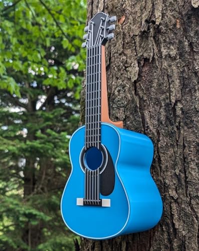 Klassisches Gitarren-Vogelhaus, 13 x 9,9 x 24,9 cm, Musik-Thema, Gartendekoration, Vogelhaus für kleine Vögel, wetterbeständiges PETG-Design Klassisches Gitarren-Vogelhaus, 13 x 9,9 x 24,9 cm, Musik-Thema, Gartendekoration, Vogelhaus für kleine Vögel, wetterbeständiges PETG-Design von Generic
