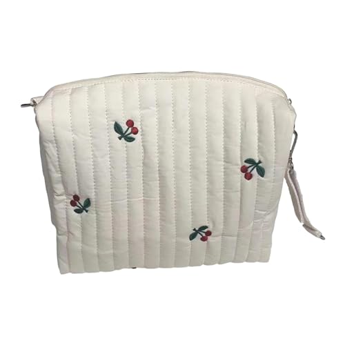 Kleine Wickeltasche für Babys, Organizer Aus Gesteppter Baumwolle, Kirsche Kleine Wickeltasche für Babys, Organizer Aus Gesteppter Baumwolle, Kirsche von Generic