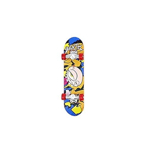 Kleines Fingerbrett – Finger-Skateboard-Spielzeug | Miniatur-Intellektuelles Fingerspielzeug | Fingerboard Toys Aufkleber Kinder | Kleines Griffbrett | Mini-Griffbrett Mit Neuartigen Mustern Als Gebur von Generic