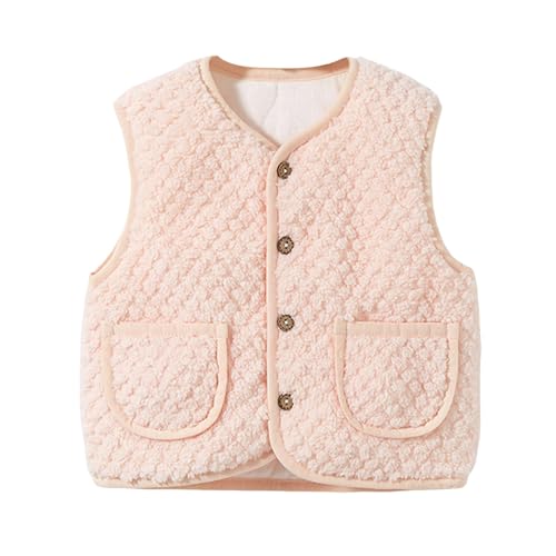 Kleinkind Baby Mädchen Jungen Winter warme Weste Kinder Fleece Jacke warme ärmellose Gilets Oberbekleidung (2-3 Years) von Generic