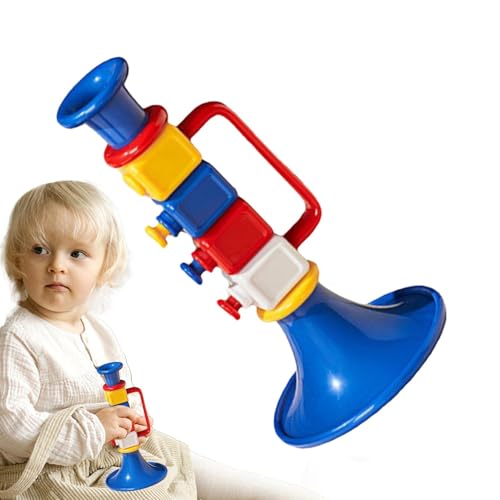 Kleinkind-Musikinstrumente-Spielzeug, Kleines Trompetenspielzeug Für Kleinkinder,Pädagogische Musiktrompete Für Kleine Kleinkinder Vorschulpädagogisches Musikalisches Lernspielzeug Für Kinder, Klein von Generic