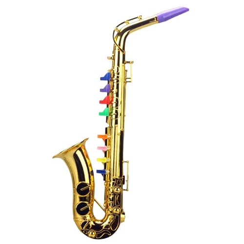 -Saxophon-Spielzeug, Simulations-Saxophon-Trompeten-Spielzeug,Musikinstrumente Spielen Spielzeug-Saxophon | Tragbare Trompeten-Saxophon-Trompeteninstrumente für Kinder, Kinder von Generic