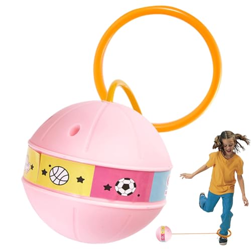 Knöchel-Skip-Ball, leuchtender springender Ball Knöchel - Leuchtendes Hüpfspielzeug für Kinder und Erwachsene - Sport-Schaukelball, sicheres, farbenfrohes, lustiges Knöchel-Springseil für Kinder, älte von Generic