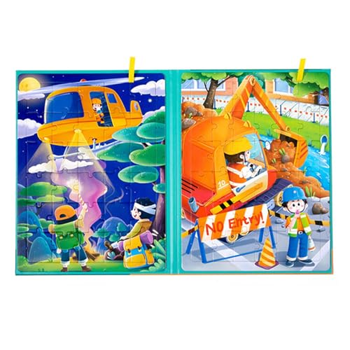 Kognitive Puzzles für Kinder, magnetisches passendes Puzzle - Reise-Aktivitätsspielzeug,Tierpuzzle-Spielzeug, Puzzle- und Lern-Magnetpuzzle, pädagogisches und kreatives Lernspielzeug für den Unterrich von Generic