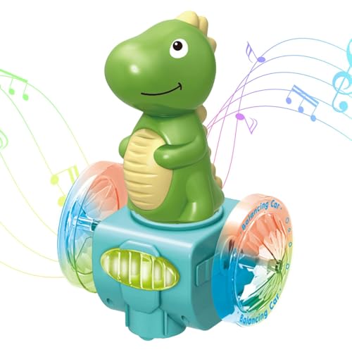 Krabbelspielzeug für Kinder, Musikalisches Krabbelspielzeug,Interaktives, leuchtendes Musikspielzeug für Kinder - Leuchtendes Kinderspielzeug, interaktives pädagogisches elektronisches Dinosaurierspie von Generic