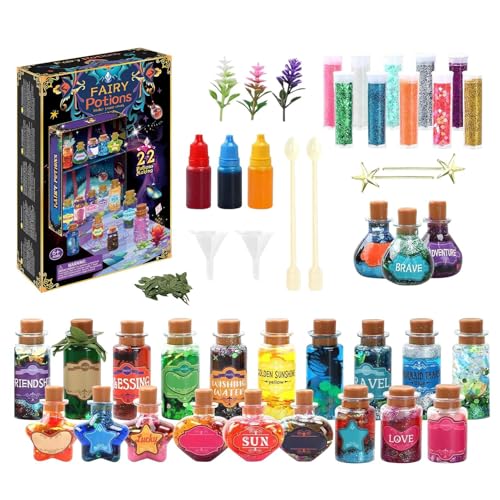 Kreativ-Set Fantastische Tränke | Magisches Bastelset mit kleinen dekorativen Flaschen – manuelles Aktivitätsspiel für Eltern, Freunde, Treffen, Familie, Party, Saison Kreativ-Set Fantastische Tränke | Magisches Bastelset mit kleinen dekorativen Flaschen – manuelles Aktivitätsspiel für Eltern, Freunde, Treffen, Familie, Party, Saison von Generic