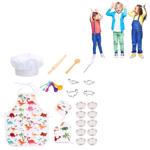 Küchenset für Küchensimulationsspielzeuge, Pastellkreide, Küchenspielzeug-Set für | Komplettes Küchenzubehör für Junior-Köche – Backset von Generic