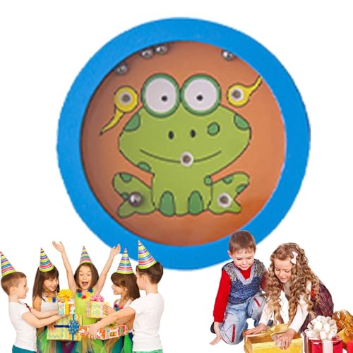 Labyrinth-Brettspiel, Labyrinth-Puzzle - Puzzle-Spielzeug Cartoon-Holzkugel-Labyrinth-Spielzeug,Rundes Kugellabyrinth, Puzzleball für Kinder, Jugendliche, Klassenzimmerpreis von Generic