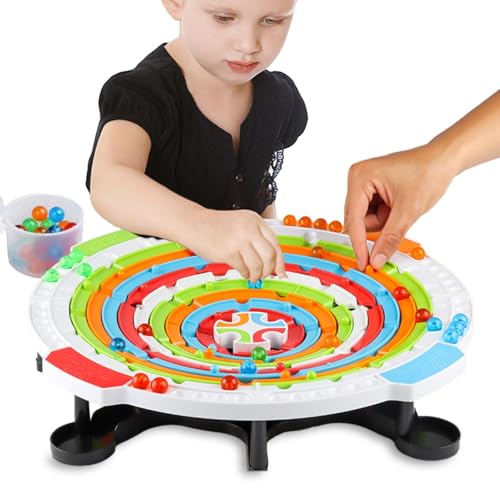 Labyrinth-Spiel, Labyrinth-Spiel – Puzzle-Labyrinth, Aktivitätsbrett, Puzzle-Linienstrategie, Denksportaufgabe – Ball-Labyrinth-Spiel, Ball-Labyrinth-Spiel, Aktivitätsbrett für Kinder, Kreis-Ballspiel von Generic