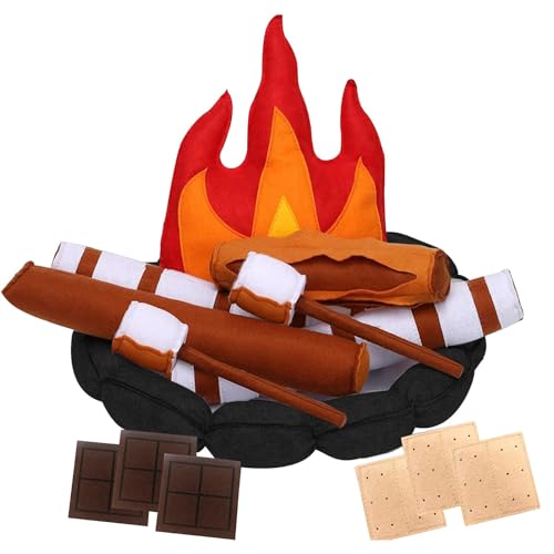 Lagerfeuer-Set: 15-teiliges Camping-Spielzeug, 15-teilig, Rollenspiel-Feuerspielzeug, Spielzeug-Set für Kinder, dramatisches Spielzeug für Kinder und von Generic