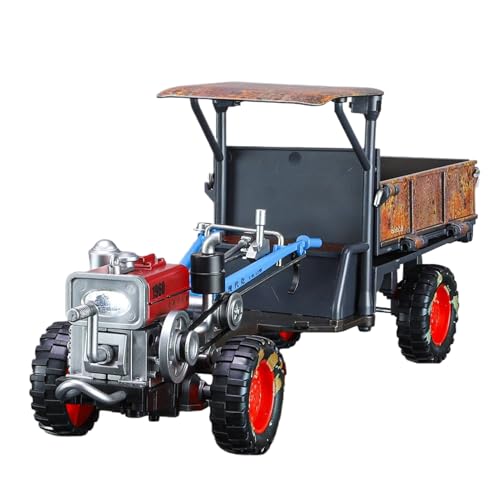 Landwirtschaftliches Traktor-Modell | Traktor-Spielzeug aus Metalllegierung im Maßstab 1:24 mit Licht und Musik | Bauspielzeug für Retro-Automodelle, für die Heimdekoration, Coll Landwirtschaftliches Traktor-Modell | Traktor-Spielzeug aus Metalllegierung im Maßstab 1:24 mit Licht und Musik | Bauspielzeug für Retro-Automodelle, für die Heimdekoration, Coll von Generic
