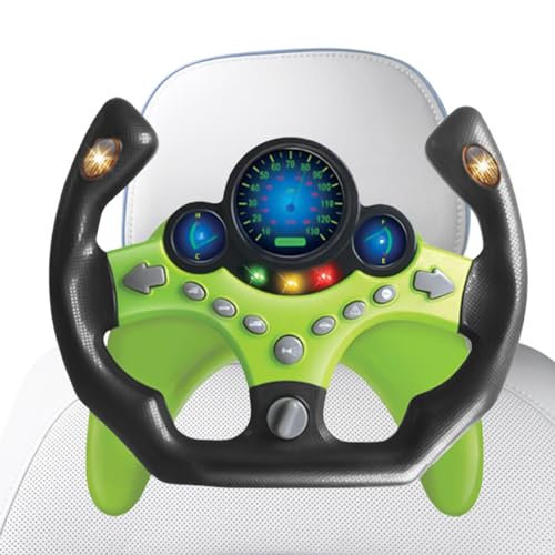 Lenkrad für Spielzeug, Musik, simuliertes Lenkrad – Lenkrad für Auto, Spielzeuge, multifunktional, simuliert mit Licht und Sound Lenkrad für Spielzeug, Musik, simuliertes Lenkrad – Lenkrad für Auto, Spielzeuge, multifunktional, simuliert mit Licht und Sound von Generic