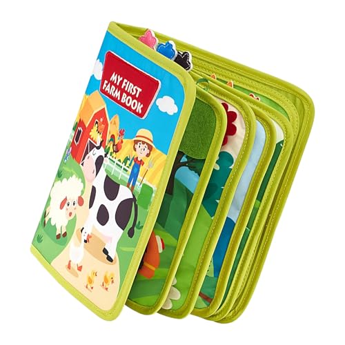 Lernspiel für Babys, Buch, Bauernhof, Lernspiel, leise, für Entwicklung und frühe Bildung zu Hause und auf Reisen, für Mädchen und Lernspiel für Babys, Buch, Bauernhof, Lernspiel, leise, für Entwicklung und frühe Bildung zu Hause und auf Reisen, für Mädchen und von Generic