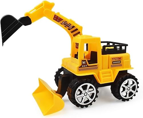 Lernspielzeug, Kinderspielzeugauto Simulation Trägheitsschiebebagger Modell Junge und Mädchen Anti-Drop-Bagger Spielzeug Lernspielzeugauto Geschenk von Generic
