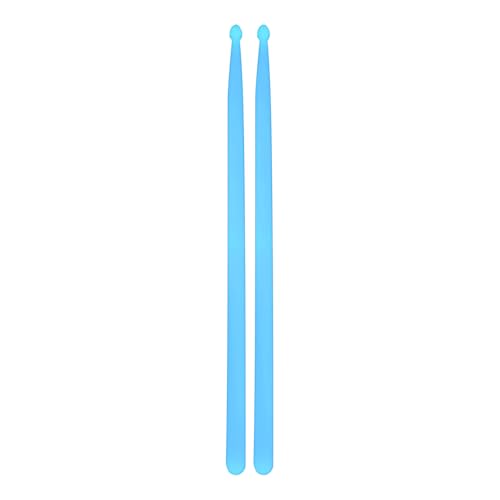 Leuchtende Drumsticks aus Nylon mit Licht, 5A, Drumsticks für die Bühne, Fluoreszierende Drumsticks für Kinder und Erwachsene RFl441 (Blue, 41.6x1.38cm) von Generic