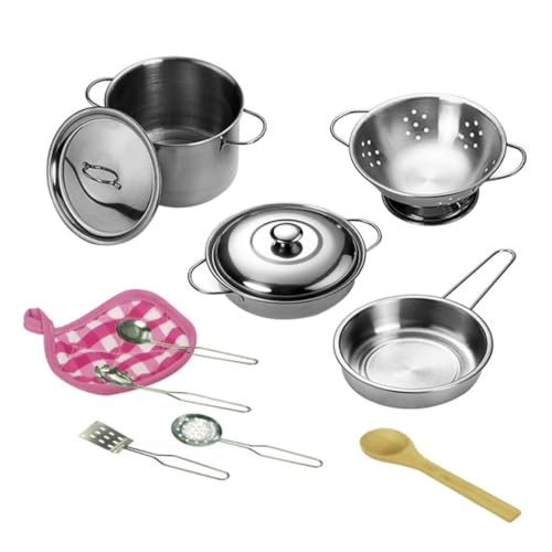 Little Chef täuscht Play Accessoires Cookware Set für Kinder Kleinkinder Spielzeug 12PCs. von Generic