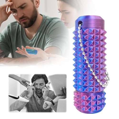 Little Ouchies Schmerz-Lenker Spielzeug, Beruhigender Schlüsselanhänger, 3D-Gedruckter Noppen-Massage-Roller, Stacheliger Grippie Stim Schlüsselanhänger für Erwachsene & Jugendliche Little Ouchies Schmerz-Lenker Spielzeug, Beruhigender Schlüsselanhänger, 3D-Gedruckter Noppen-Massage-Roller, Stacheliger Grippie Stim Schlüsselanhänger für Erwachsene & Jugendliche von Generic