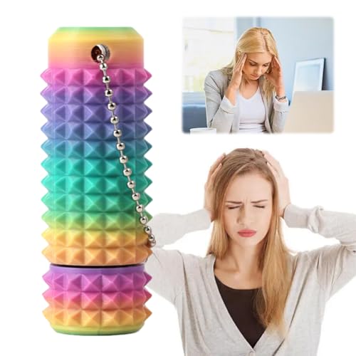 Little Ouchies Schmerz-Lenker Spielzeug, Beruhigender Schlüsselanhänger, 3D-Gedruckter Noppen-Massage-Roller, Stacheliger Grippie Stim Schlüsselanhänger für Erwachsene & Jugendliche Little Ouchies Schmerz-Lenker Spielzeug, Beruhigender Schlüsselanhänger, 3D-Gedruckter Noppen-Massage-Roller, Stacheliger Grippie Stim Schlüsselanhänger für Erwachsene & Jugendliche von Generic