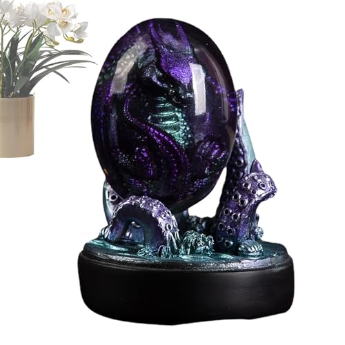 Luminöses Dragon Egg - Traumkristall transparentes Drachenei, Exquisite und einzigartige handgesperrte Dracheneier Souvenir von Generic