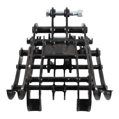 MN Stahlbagger Holzgrabber Greifer, Leistungsstarke Griffleistung für Steine, Baumstämme, Staubhaufen, 120 ° Winkel mit Schnellem Setup, Geeignet für Baustellen, Gärten, Farmen MN Stahlbagger Holzgrabber Greifer, Leistungsstarke Griffleistung für Steine, Baumstämme, Staubhaufen, 120 ° Winkel mit Schnellem Setup, Geeignet für Baustellen, Gärten, Farmen von Generic