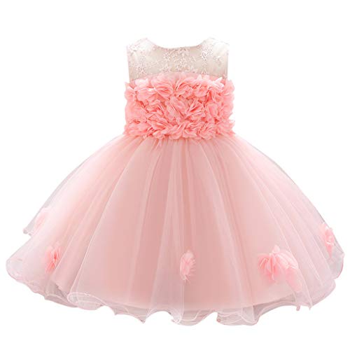 Mädchen Kleid Rock Karneval - Abendkleid Pageant Baby Geburtstag Blumen Prinzessin Party Hochzeit Kleidung & Rock Geburtstag Party Rock Tutu (0-6 Months) von Generic